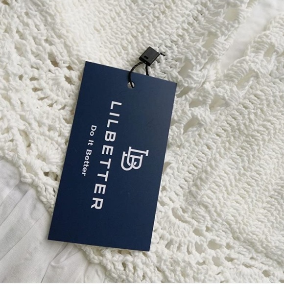 Crochet Backless Bohemian Halter Maxi Dress - Picture 4 of 4